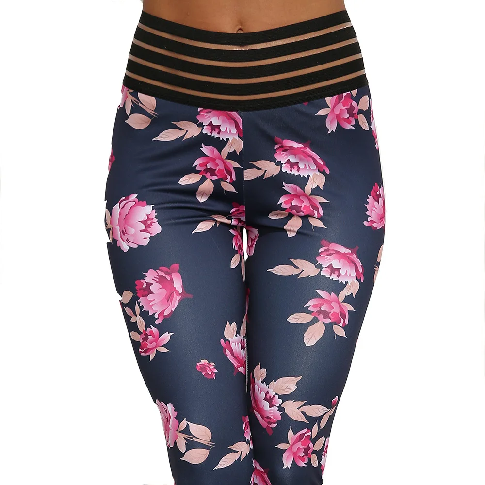 Женские брюки с высокой талией для спортзала обтягивающие леггинсы тренировок