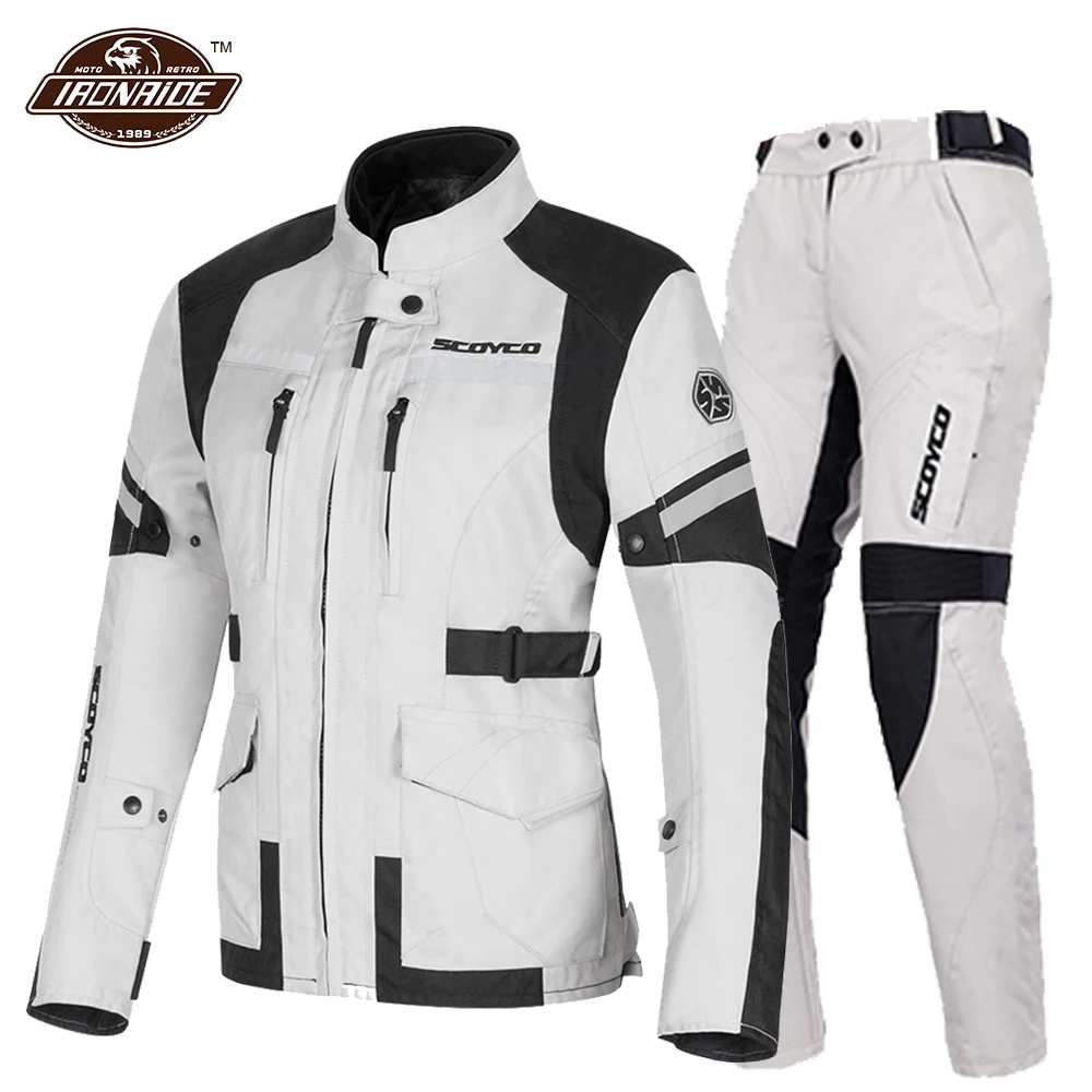 

SCOYCO 2020 Motorcycle Jacket Waterproof Chaqueta Moto Reflective Motocross Racing Riding Jacket With Removeable Linner