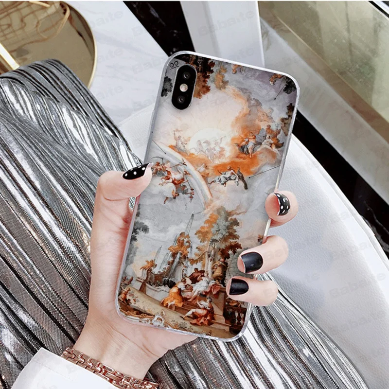 Babaite Madonna церковные фрески Ангел Бог телефон аксессуары чехол для iPhone 8 7 6 6S Plus X XS max 10 5 5S SE XR