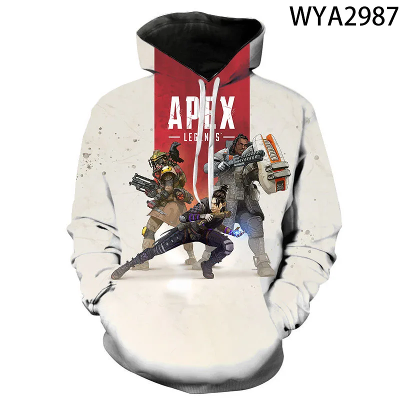 

Apex Legends 3D Printed Men's Hoodie Sweatshirt Streetwear Long Sleeve Children Oversize Clothes Casual Loose Women Tops