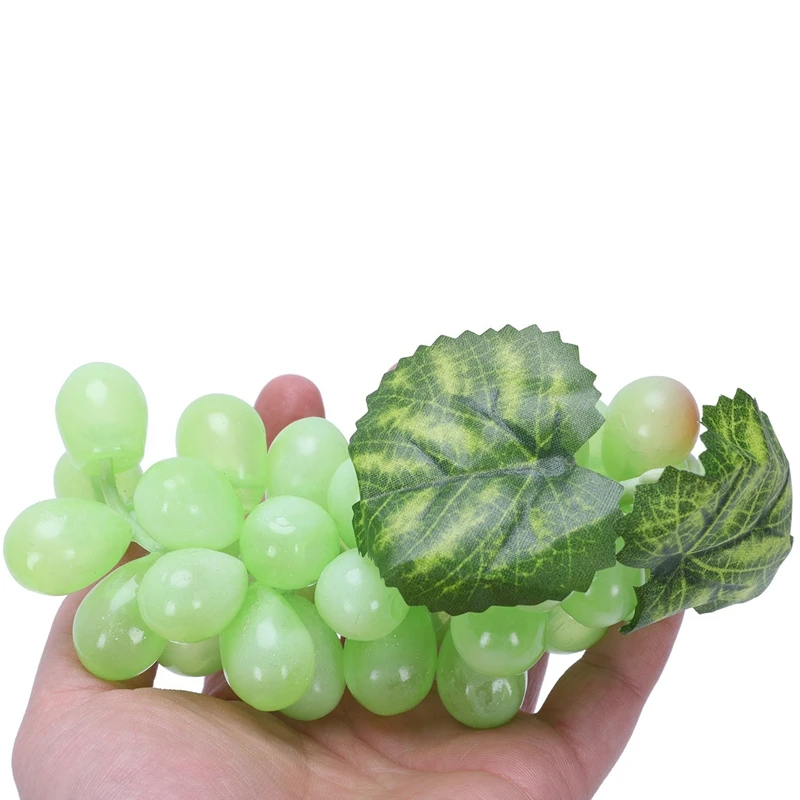 Artificial Plastic Fruit Grapes Cluster Home Office Decoration Green | Дом и сад