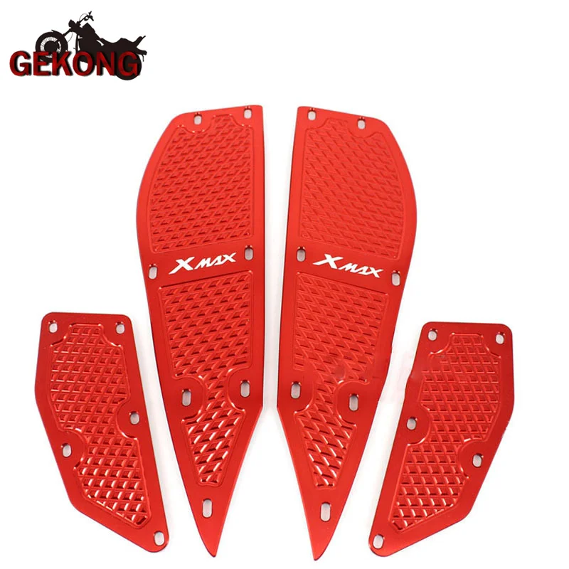 

For XMAX300 Foot Pegs XMAX 250 300 Foot Rest Plate Skidproof 2017-2020 Aluminum Alloy Pedal Plate Modified Footrest Footpads
