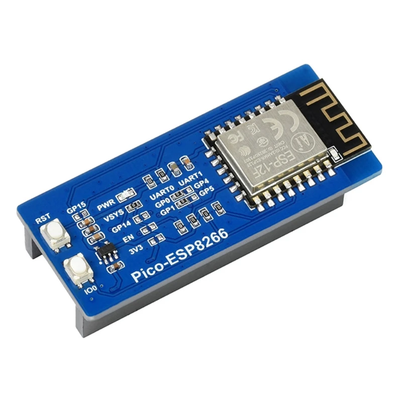 

B2EF WiFi Expansion Module Based on ESP8266 WiFi Development Board Embedded LWIP Protocol Stack Fit for Raspberry Pi Pico