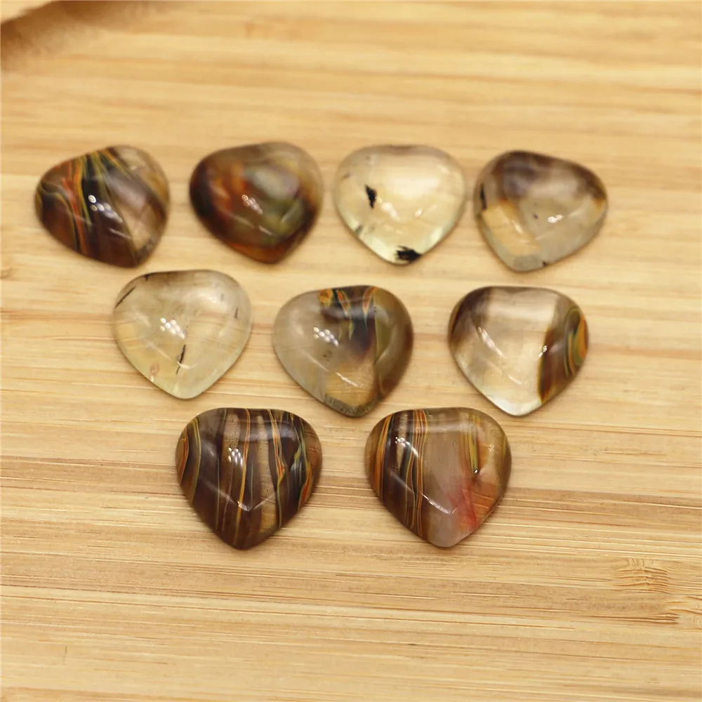 

18 шт./лот 2021 Бесплатная новинка хорошее качество натуральный арбуз в форме сердца кабошоны бусины для изготовления ювелирных изделий 25 мм о...