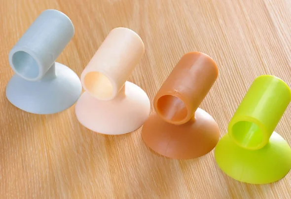 Творческий дверная ручка блокировки для защиты площадка присоска стены