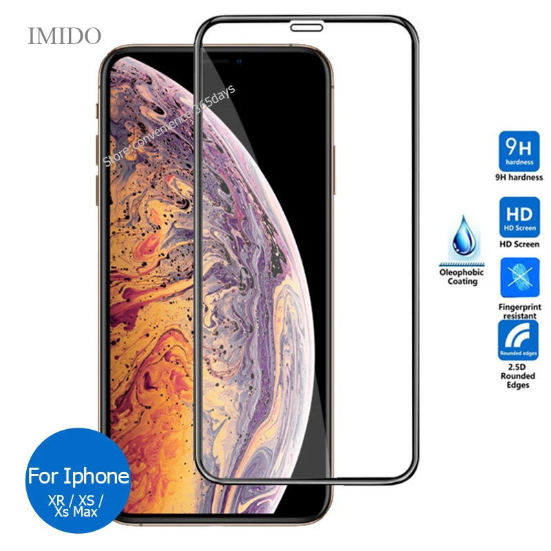 

9D полное покрытие закаленное стекло для Iphone 11 Pro Xs Max Xr X 8 Plus 7 6S Защита экрана стекло для Iphone 11Pro Xs Max