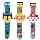 Проекция Щенячий патруль цифровые часы время развитие интеллекта обучение собаки Эверест Аниме фигурки патруль Canina игрушки подарок для детей