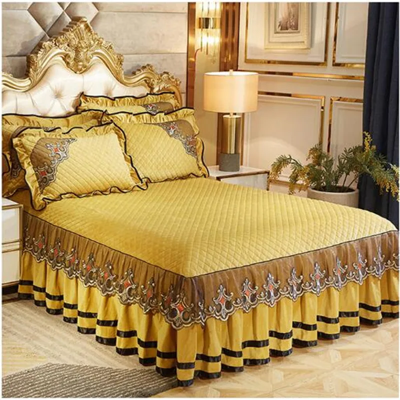 Покрывало на кровать из хрустального флиса стеганое покрывало кружевное