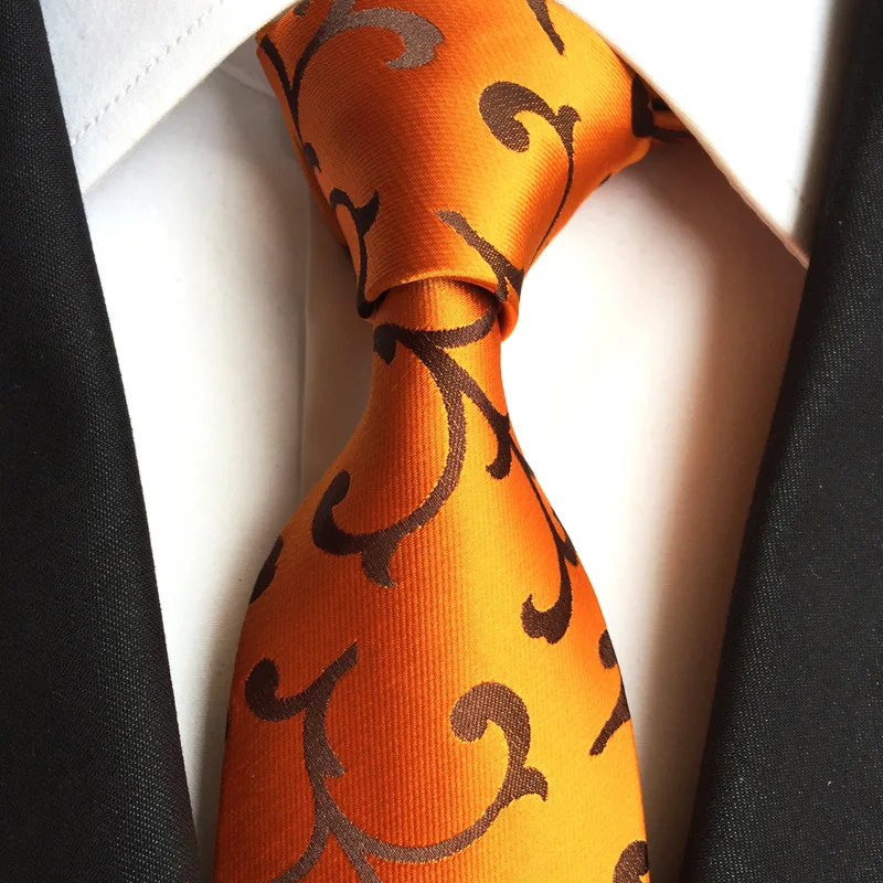 Мужской жаккардовый галстук с цветочным принтом 8 см - купить по выгодной цене |