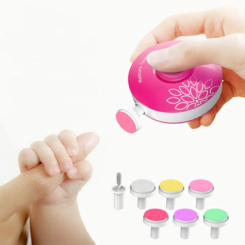 Электрическая дрель для ногтей красный синий смешанные цвета Шлифовальная Пилка