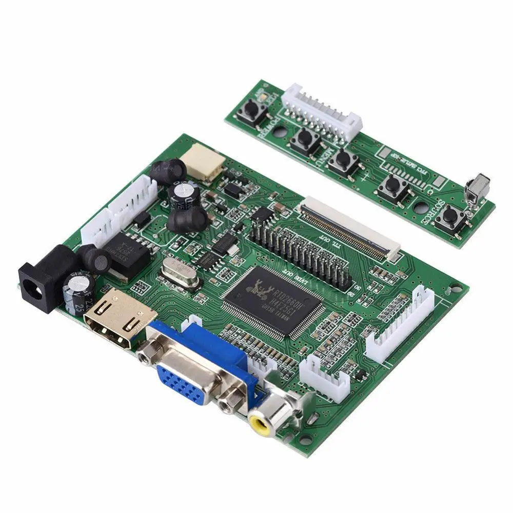 9-дюймовый 9-дюймовый ЖК-дисплей TFT с экраном VGA-монитора + пульт дистанционного управления для Raspberry Pi 3B 4+ 50 контактов TTL (art.: 3920d002c2cb7) - 3920d002c2cb7