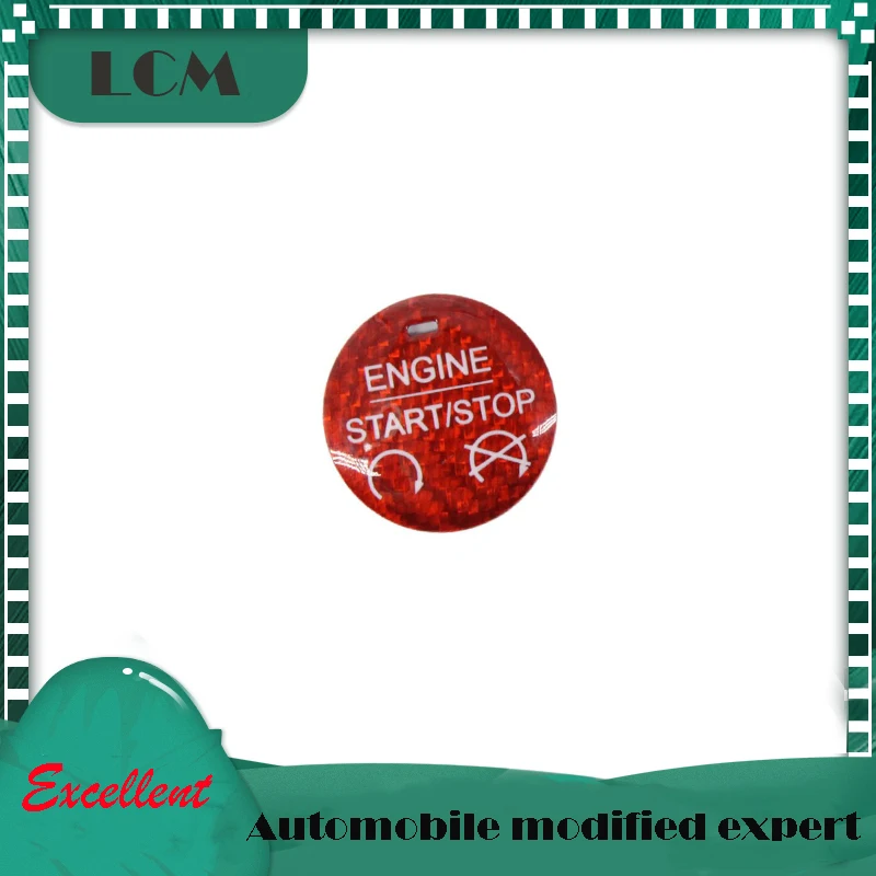 Новинка 2015 года стильная накладка на пусковую кнопку двигателя из углеродного