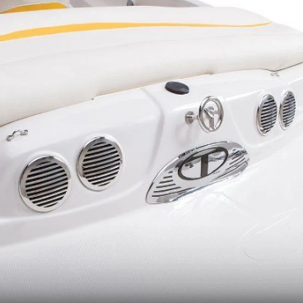 MagiDeal 12x RV лодка 3 &quotНержавеющая сталь Изогнутая плакированная вентиляция