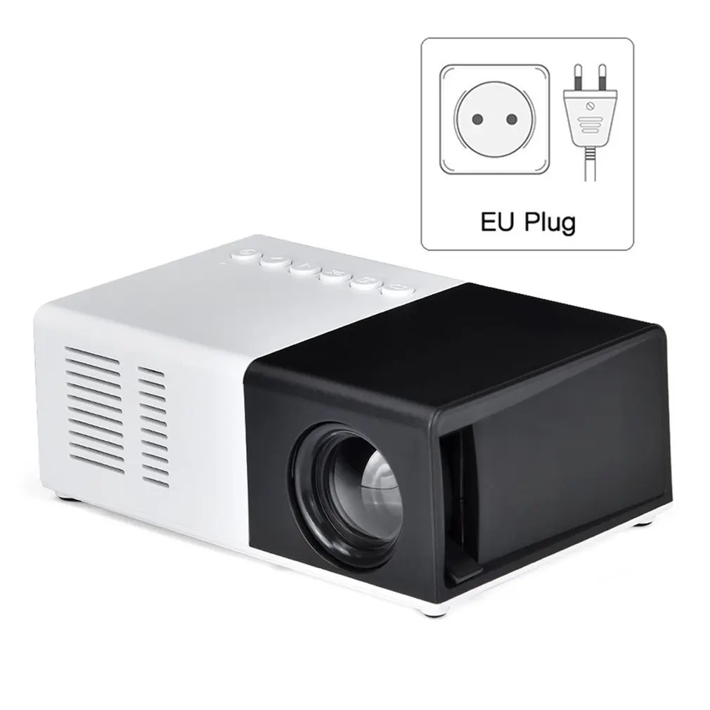 

J9 Mini Projector Household Full High Definition LED Support AV CVBS HDMI-compatible USB Multimedia Interfaces Beamer Projector