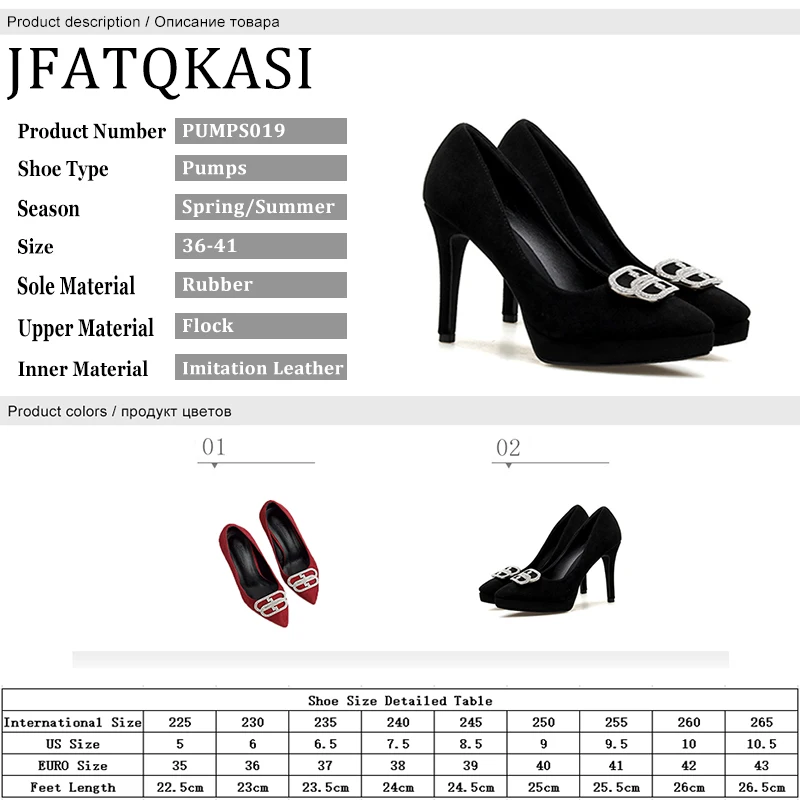 

Women High Heels Spring Pointed Crystal Thin Heel Female Overheight Pumps Fashion Brand Sexy Ladies Wedding Shoes 2020 New Style