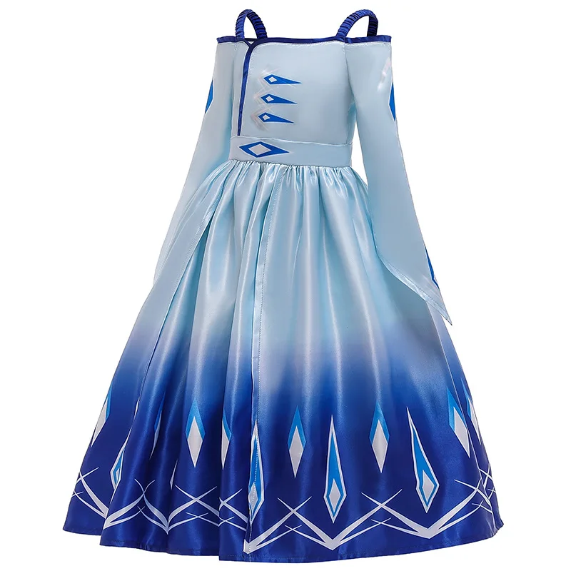 Vestidos infants платья для девочек детские костюмы на Год рождественское платье для вечеринок милые платья в стиле принцессы Эльзы Анны маскарадный костюм
