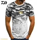 Мужская камуфляжная Футболка с принтом DAIDA Fishing, новинка, мужские спортивные футболки, одежда для рыбалки на открытом воздухе, Прямая поставка