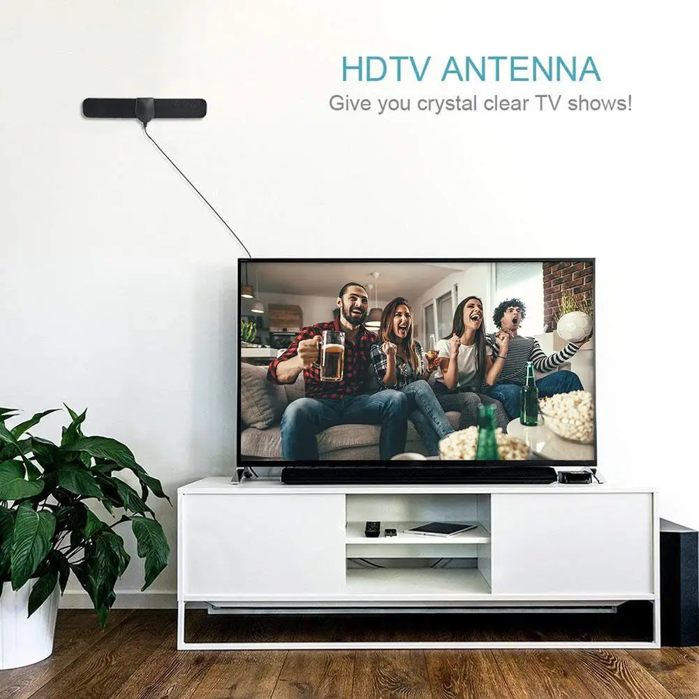 Крытый 25 км ТВ антенны Freeview 20DB цифровой HD антенна с усилителем сигнала радиус Surf