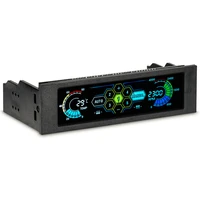 5036 5 25 drive bay pc computer cpu cooling lcd front panel temperature controller fan speed control for desktop computer