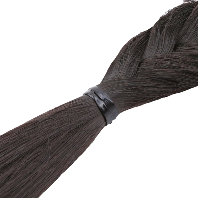 60 64 см длина плетеные синтетические волосы хвост рыбий женский зажим в правый