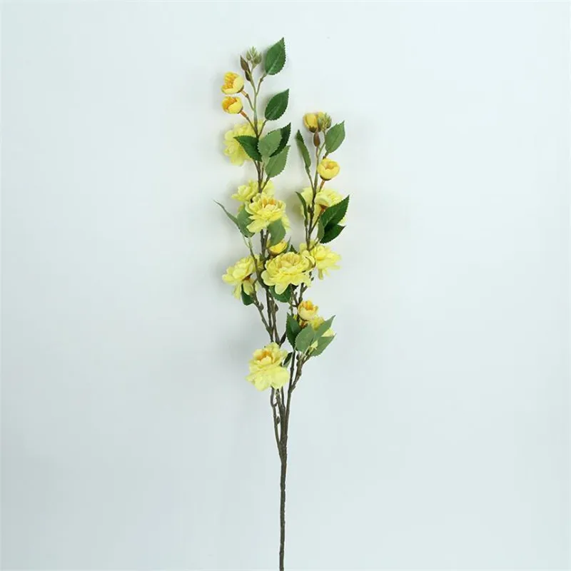 10Pcs Fake Long Stem Hawthorn Flower (3 stems/piece) 34.65&quot Simulation May Bloom for Wedding Home Decorative Artificial Flowers | Дом и