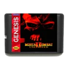 Mortal Kombat II 16 бит карточная игра для Sega игры Sega Mega Drive и Sega Genesis