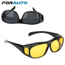 FORAUTO, очки для водителя с ночным видением, унисекс, HD vision, солнцезащитные очки, очки для вождения автомобиля, солнцезащитные очки с защитой от ультрафиолета