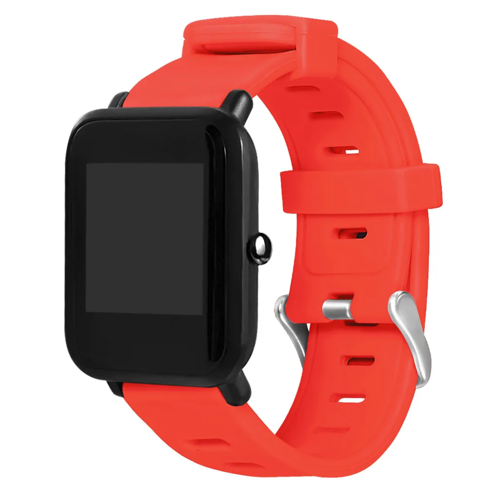 Спортивный силиконовый сменный Браслет ремешок для Huami Amazfit Bip Youth Lite Часы SmartWatch