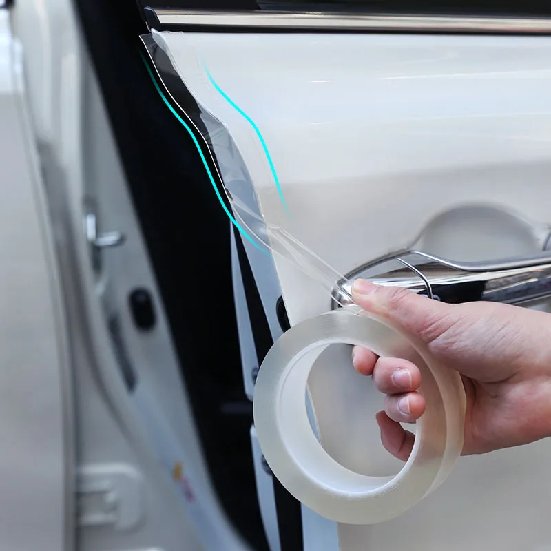 Прозрачная Автомобильная Стикеры s протектор двери автомобиля Наклейка для