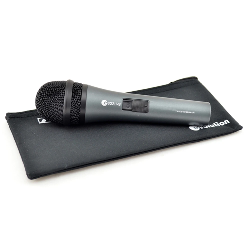 Фото E800 e822II-S микрофон, вокалисты, динамический проводной микрофон sennheisertype Mic для прямого вокала, караоке №3