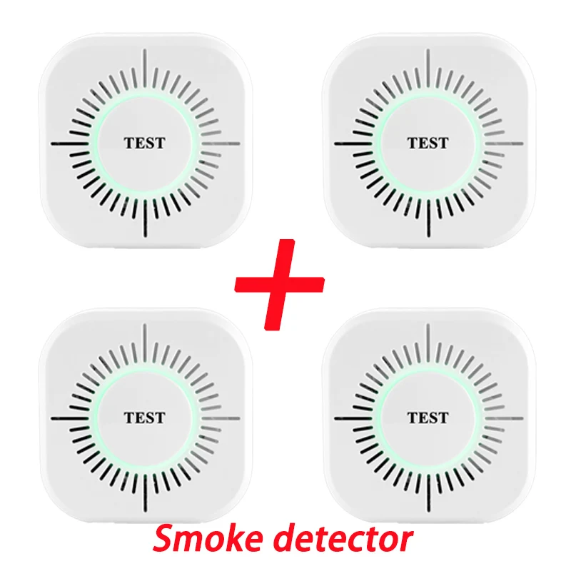 Независимый детектор дыма датчик Пожарной Сигнализации со светильник сома 85 дБ