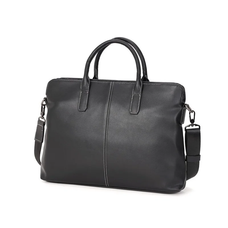Luxury Business Leather Briefcases Men Handbags Fashion Men Shoulder Bags Computer Bags Male Briefcases Travel Crossbody Bag