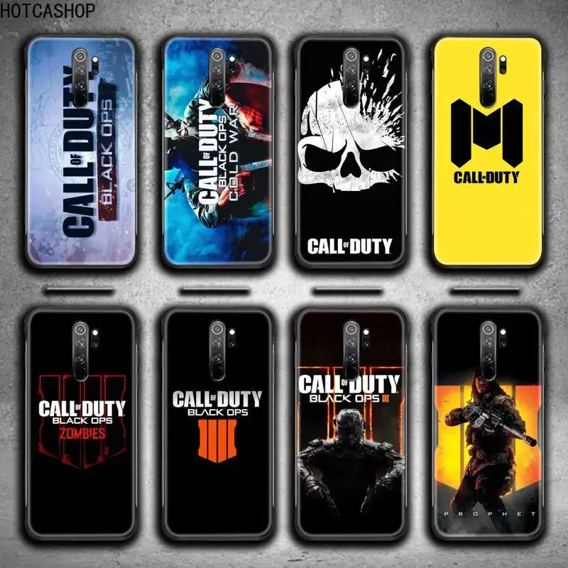 CALL OF DUTY игра чехол для телефона Redmi 9A 8A 7 6 6A Note 9 8 8T Pro Max K20 K30 Pro|Бамперы| |