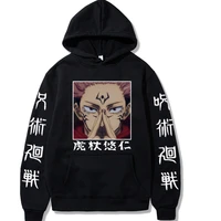 jujutsu kaisen anime hoodie itadori yuji print gojo satoru hoodies streetwear cosplay sweatshirts hip hop casual pullover unisex