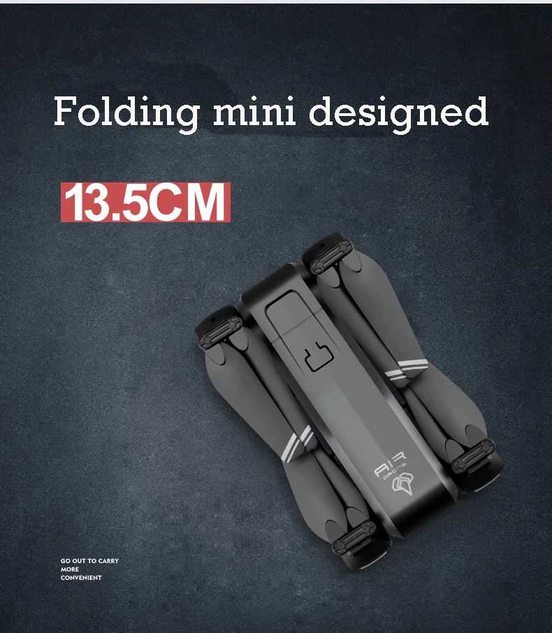 Z11 4-осевой FPV складной Радиоуправляемый Дрон вертолет с двойной камерой 4K HD