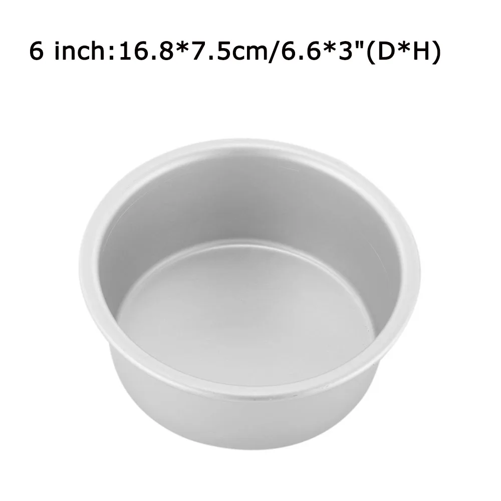 4 дюймовая антипригарная круглая форма для выпечки торта Оловянная кастрюля из
