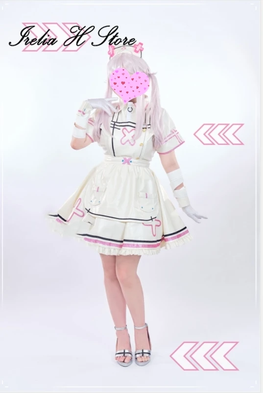 

VTuber2 Cosplays Sukoya Kana Cosplay Costume Nurse Sukoya Kana nurse set Customized