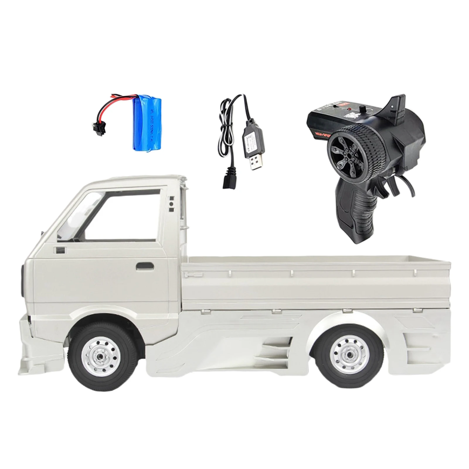 WPL D12 RC грузовик 1/10 2WD Truck матовый 260 Мотор светодиодный светильник игрушки с