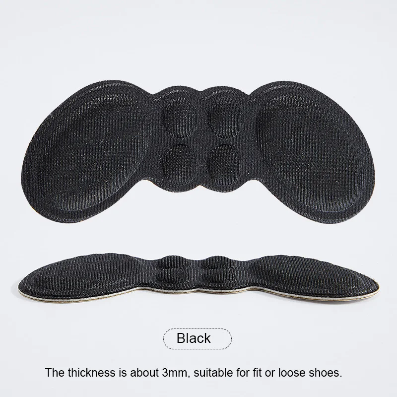 

2pcs Non-slip Insoles Inserts Heel Post Back Breathable Anti-slip for High Heel Shoe Insert Protector Shoes Insoles Memory Foam