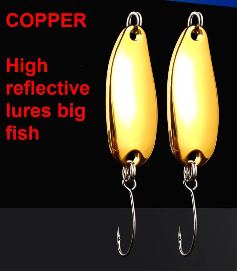 2 шт./партия рыболовные приманки ложка