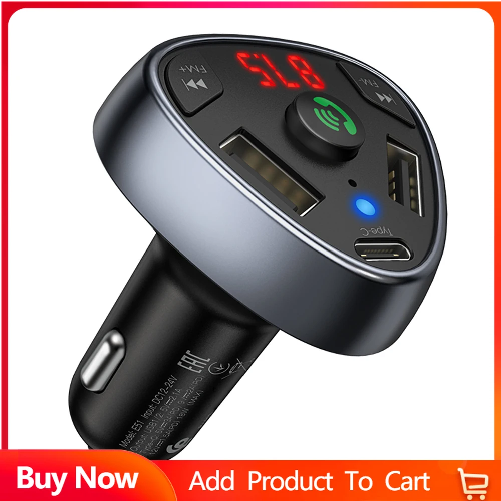 

PD 18 Вт Bluetooth беспроводное автомобильное зарядное устройство FM-передатчик двойной USB-порт для зарядки автомобильное зарядное устройство для ...