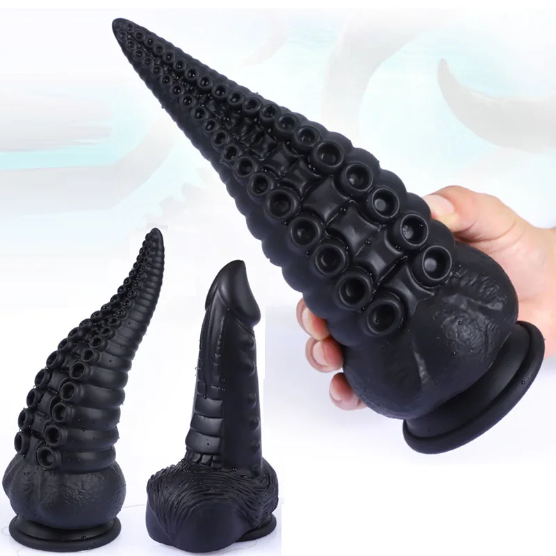 Новинка супер большая Анальная пробка инопланетянина фаллоимитатор для