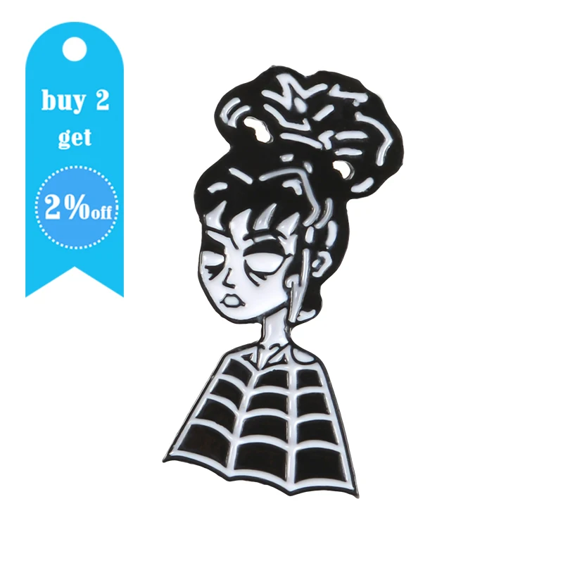 Эмалевая коллекция заколок в стиле панк Темный ужас ТВ шоу броши значки Сумка