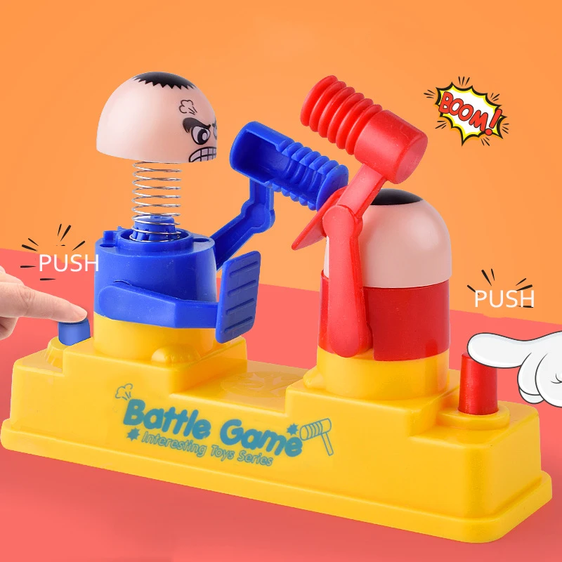 

Mini Baby Toys Kids Doll Double Battle Game Parent-Child Interactive Hammer Hiding Game Baby Early Education random