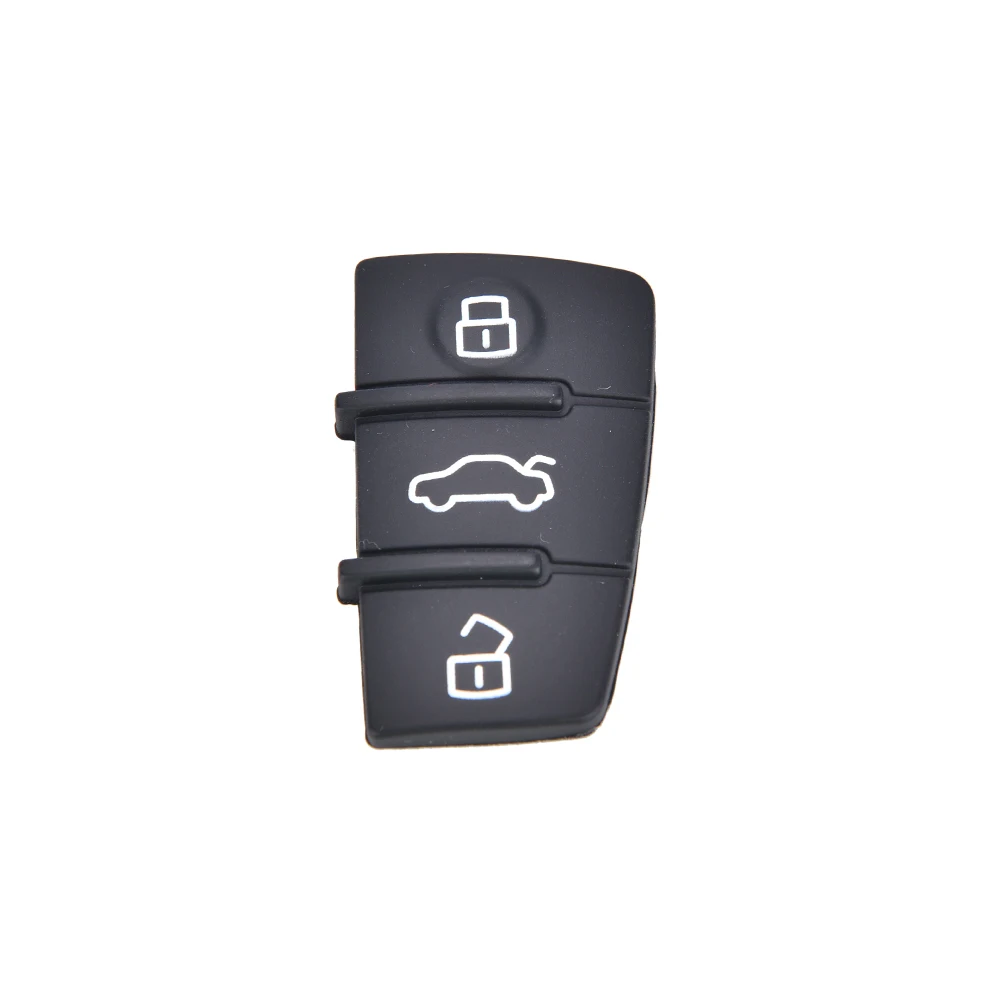 

Repair 1 pcs Remote Key FOB 3 Button Rubber Pad Replacement Fits for Audi A3 A4 A6 TT Q7