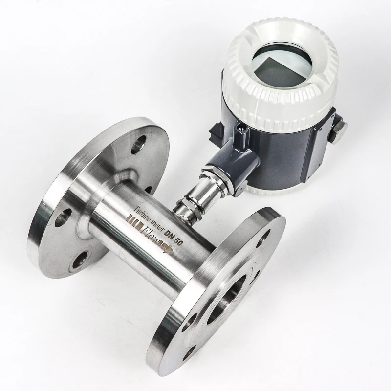 4-дюймовый турбинный расходомер 4-20 мА для пищевого масла с импульсным выходом |