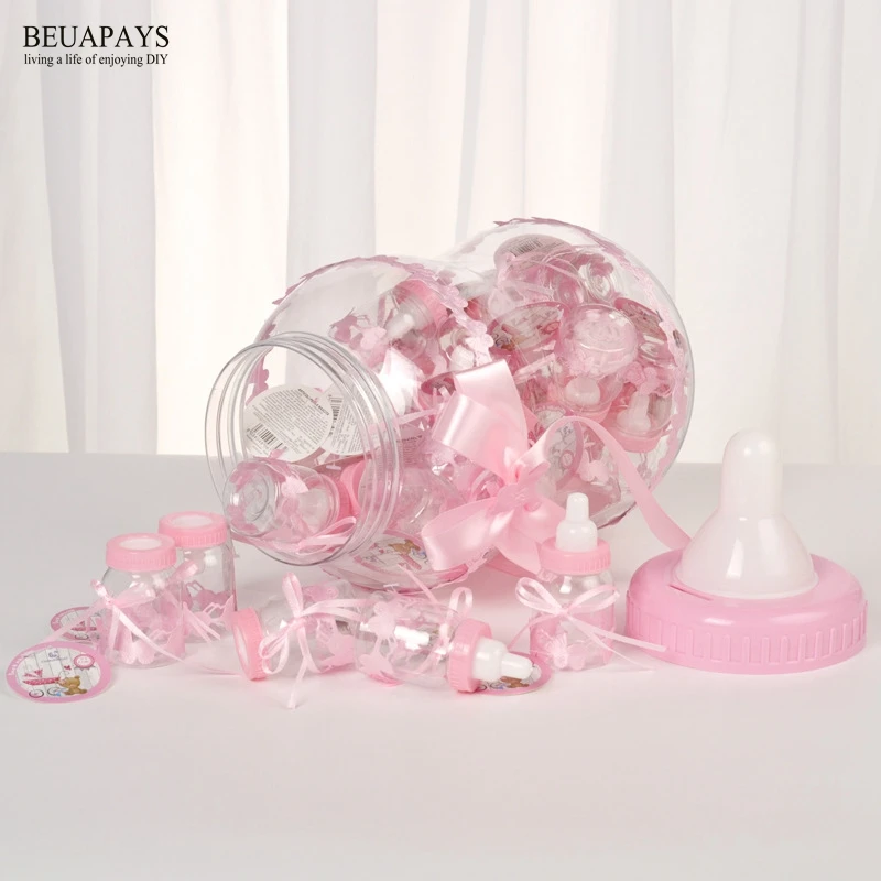 1 шт. прозрачная коробка для детского душа бутылочка кормления соска сделай сам