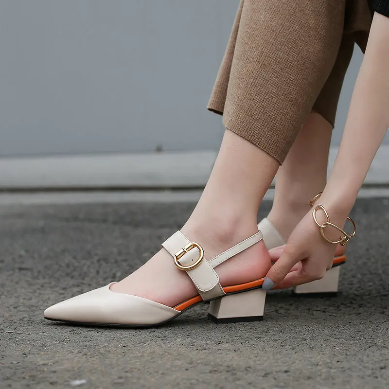 Женские летние босоножки цвет черный абрикосовый сандалии гладиаторы с закрытым