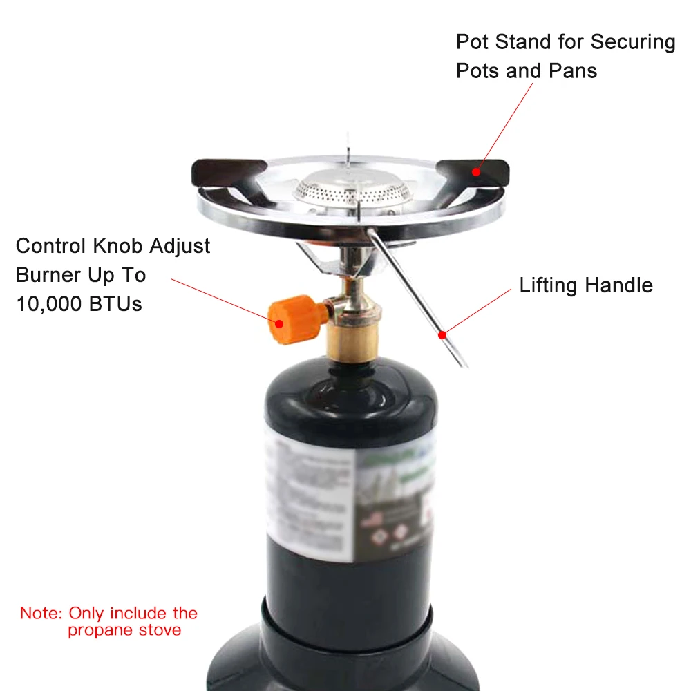 

Mini Camping Stove Outdoor Compact Propane Stove Portable Gas Stove Camping Stove Outdoor Camping Equipment