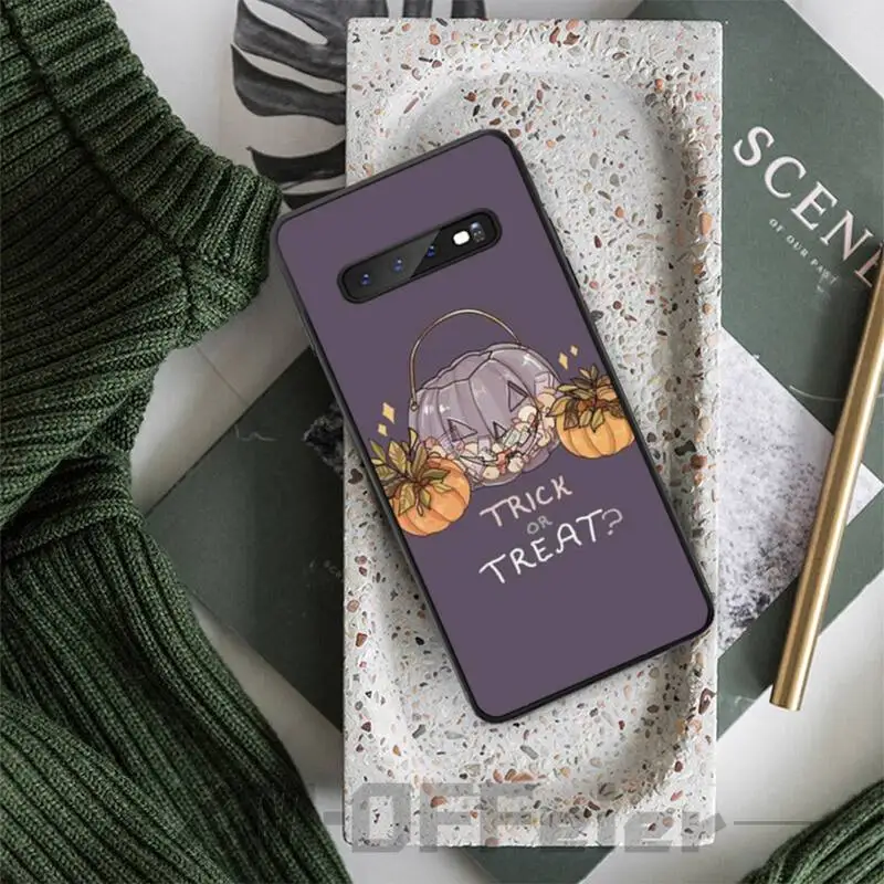 Чехол с рисунком тыквы на Хэллоуин чехлы для samsung galaxy A10 A20 A30S A40 A50 A51 A70 A71 note 8 9 10 |